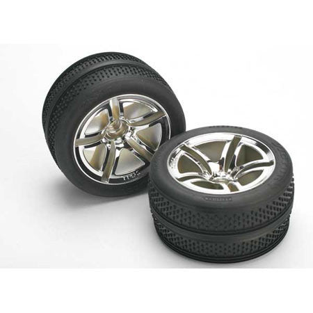 Assembled/Glued Front Tires & Wheels (2): Jato